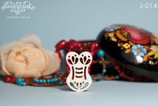 Чипборд від Вензелик - Корсет 03, розмір: 30x45 мм