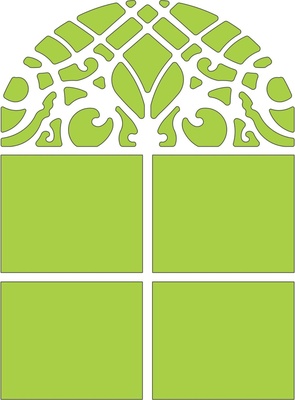 Ніж для вирубки Window A від Cheery Lynn Designs