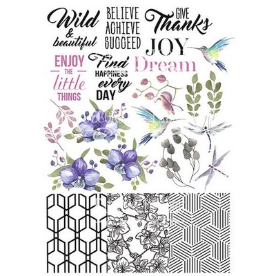 Оверлей Wild orchid, ТМ Фабрика Декору