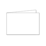 Заготовка для открытки Long, 10х15, цвет белый, 1 шт.