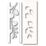 Набір з ножа для вирубки і трафарета від Poppystamps - Mistletoe Side Strips and Stencil