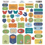 Аркуш з висічками, колекція Space adventure, 30,5x30,5см, ТМ Фабрика Декору