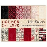 Набор двусторонней скрапбумаги UHK Gallery - Holmes in love, 6 листов