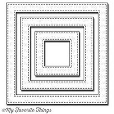 Лезвие My Favorite Things -Die-namics Stitched Square Frames