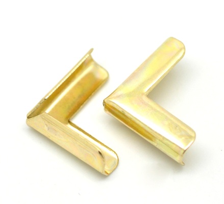 Уголки для альбомов, 19х16мм, цвет золото, 4 шт.