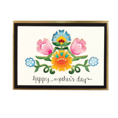 Ніж для вирубки від Spellbinders - Floral Bouquet