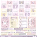 Аркуш односторонній Scrapmir - Карточки ENG - Daddy's Princess, 30x30 см