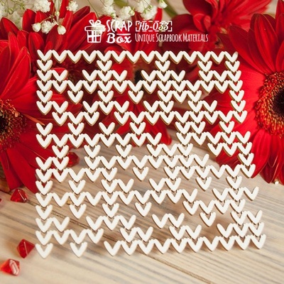 Чипборд ScrapBox — Фоновий в’язаний Hb-033