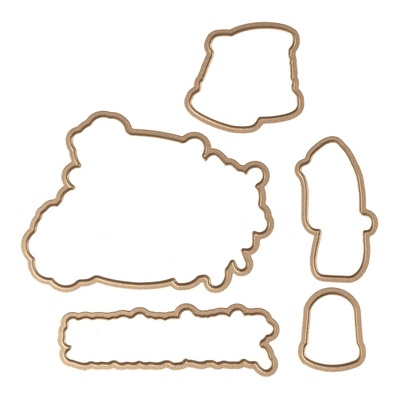 Ніж для вирубки + штампи від Spellbinders - Sew Handmade