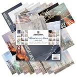 Набор двусторонней скрапбумаги от Paper House - Great American Cities Paper Pad, 30,5x30,5 см, 24 шт.