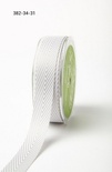 Лента от May Arts - Twill / Chevron Stripes Ribbon - Grey, 20 мм, 90 см