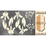 Набір чіпбордів TM Fabrika Dekoru FDCH - 204, колір молочний, крафт