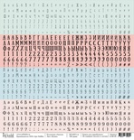 Лист бумаги для скрапбукинга от Polkadot - Буквы, коллекция школа, 30х30 см, плотность 190 гр\м2