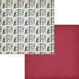 Аркуш двостороннього паперу Fancy Pants - Love Note Smitten, розмір 30x30 см.