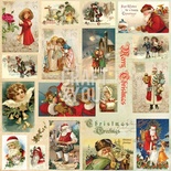 Лист скрапбумаги с картинками от Craft and You Design - Christmas Story,  30х30 см, CP-CS07