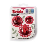 Брадси від We R Memory Keepers - Basic Brads Painted - Red
