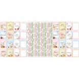 Набір смужок з картинками для декорування Where beauty lives 6 шт. 5х30,5см