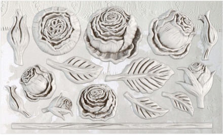 Молди від IOD - Heirloom Roses 6x10 Decor MouldsTM, 15x26 см
