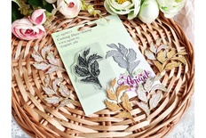 Набір штамп та ніж "Гілочка на вітру" від AgiArt