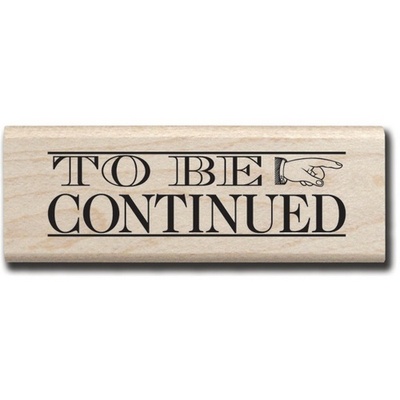 Набор резиновых штампов Hampton Art/7 Gypsies - To Be Continued, на деревянном блоке