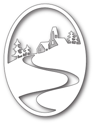 Ножі від Memory Box - Country Road Oval craft die