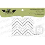 Акриловий штамп Lesia Zgharda F137b Шеврончик, розмір 4x3 см