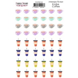 Набір наліпок для планерів кави 03, ТМ Фабрика Декору