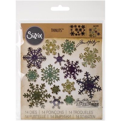 Ножі Сніжинки від Sizzix Thinlits DiesBy Tim Holtz - Mini Snowflakes 14/Pk - Thinlits0 шт.