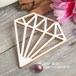 Чипборд ScrapBox - Алмаз багатограний Ht-057