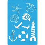 Трафарет - Фабрика Декору - Морський бриз, 15см20см