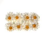 Ромашки из бумаги, белые, 35мм, 8 шт.