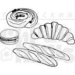 Штамп від ПСК - Франція, 6х4 см