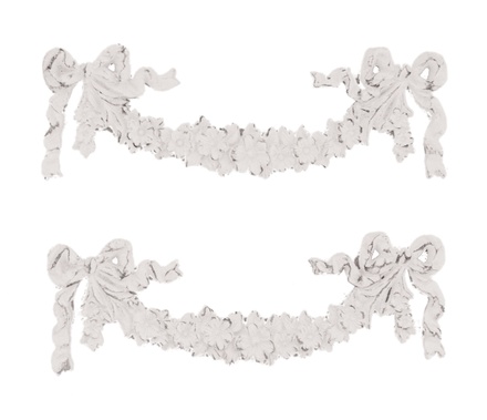 Гіпсові прикраси від Melissa Frances - Resin Flower Applique, 2 шт