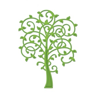 Ніж для вирубки Spellbinders - Whimsical Tree