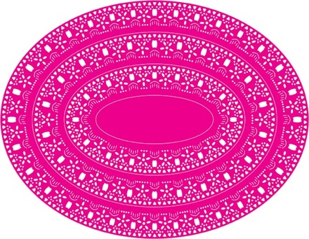 Ніж для вирубки Oval Doily Stacker One від Cheery Lynn Designs