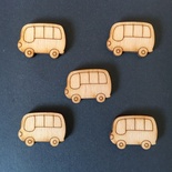 Деревʼяна фігурка WOOD-131 - Автобус, 1 штука