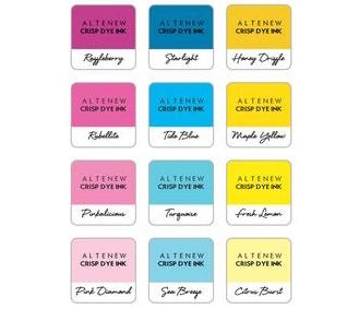 Набор чернил от Altenew - July 2017 Ink Bundle, 12 штук