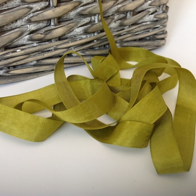 Лента Seam Binding Dusty Olive, ширина 14мм, длина 90см