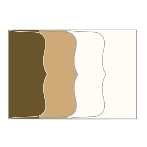 Набір конвертів Hero Arts - EARTH MIX ENVELOPES (відтінки бежевого), 3