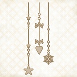 Чипборд Blue Fern StudiOs-Winter Page Dangles