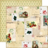 Лист двусторонней бумаги от Echo Park - Letters to Santa Paper