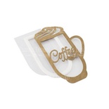 Заготовка для шейкера Лате 8x13,5см, колір крафт, ТМ Фабрика Декору