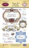 Акрилові штампи від JustRite - Vintage Rose Medallions