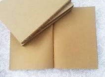 Блоки для блокнотов от TM EK, крафт (чистые без рисунка), форзац крафт 220 гр/м