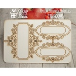 Чипборд ScrapBox - Набір Вінтажні рамочки №2