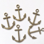 Металлическое украшение "Якорь Морской", 32х25 мм, 1 шт.