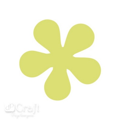 Дірокол фігурний 5см Квітка 3, TM dpCraft (Dalprint)