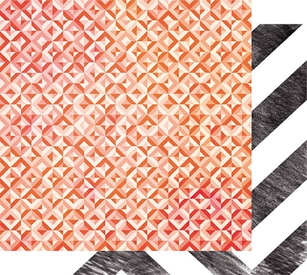 Набір паперу Studio Tekturek "Kolekcja Peachy Christmas / Collection Peachy Christmas", 30,5x30,5см