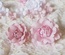 Набір квітів з тканини (18 шт.), розмір 2,5см - 5см, колір рожевий