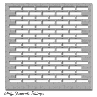 Маска My Favorite Things - Stencil Small Brick Wall, 15х15см